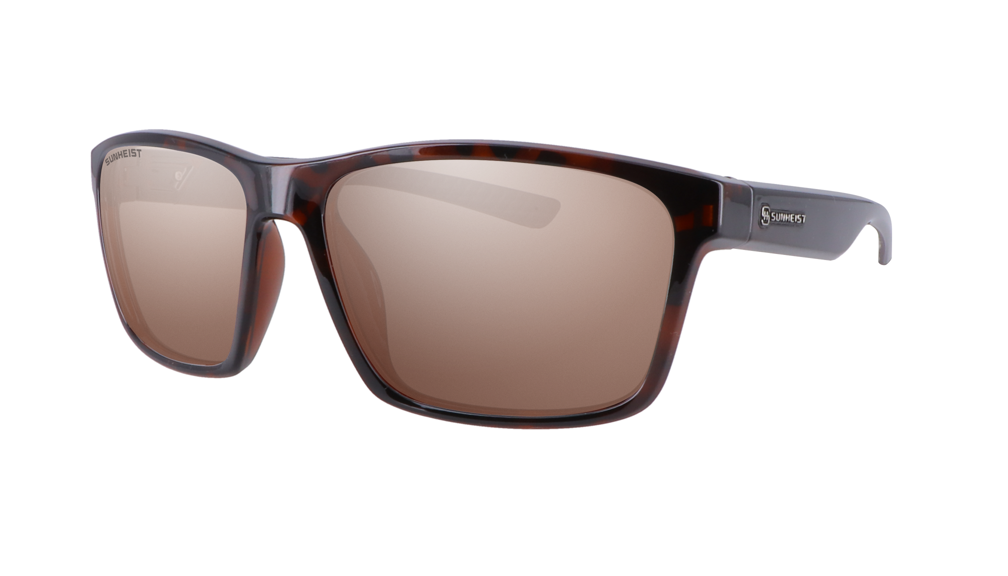Gloss Brown Tortoise Maple / Brown with Light Mirror