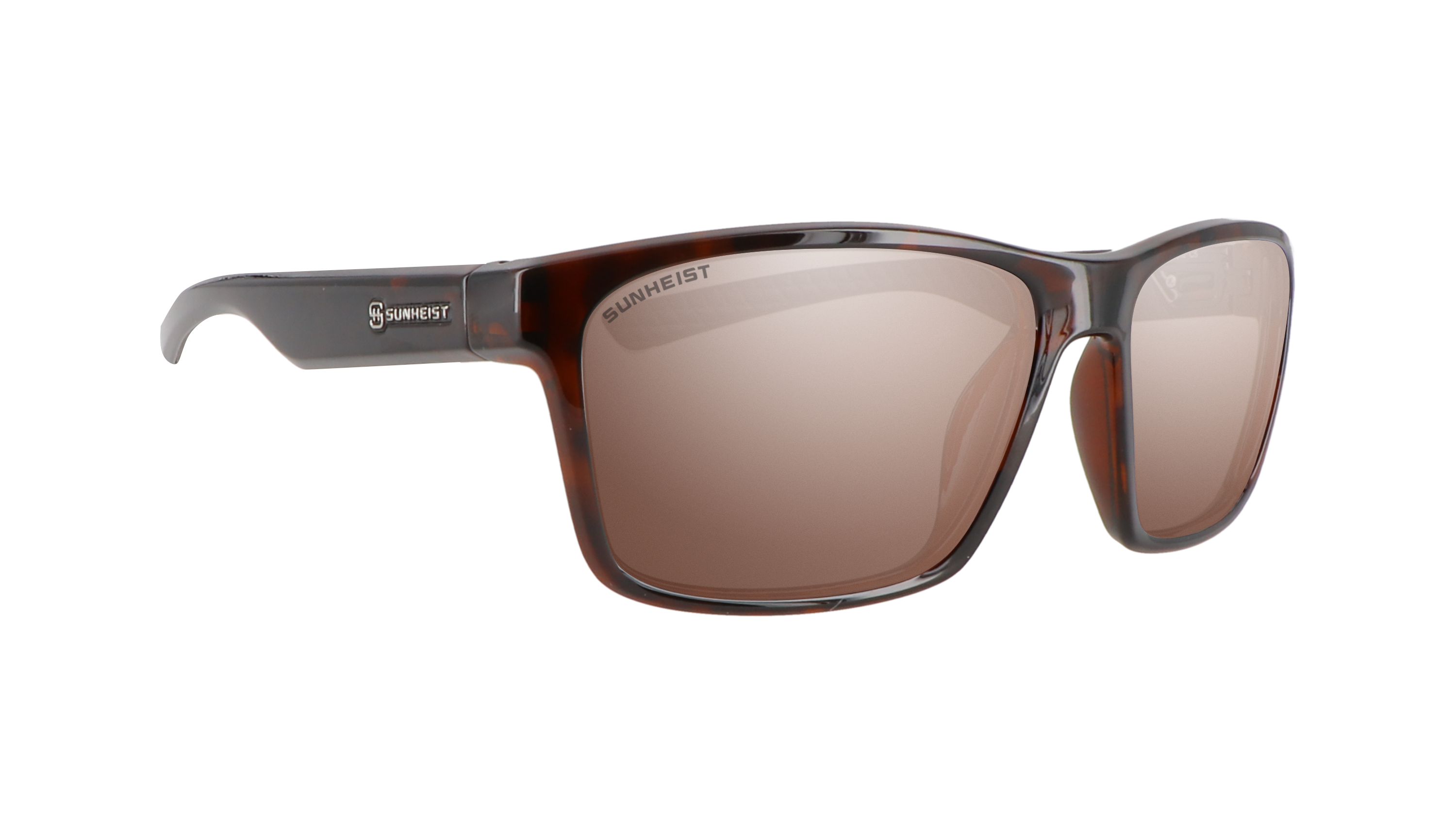 Gloss Brown Tortoise Maple / Brown with Light Mirror