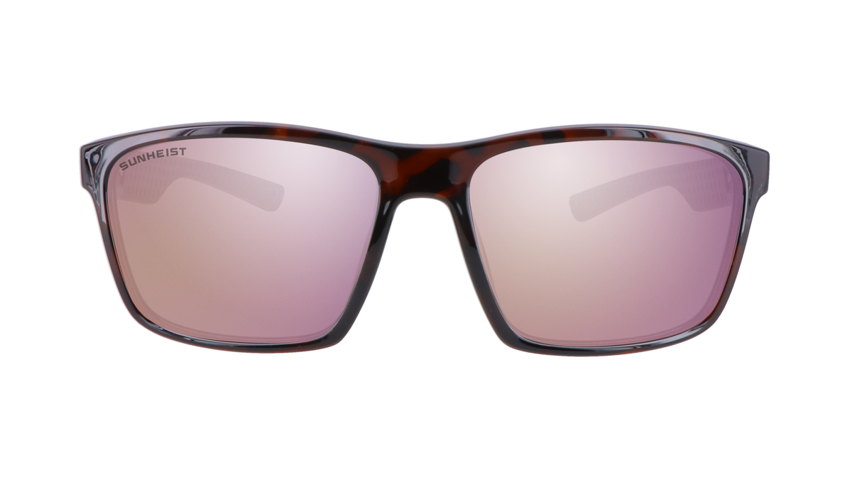 Gloss Brown Tortoise Maple / Smoke with Rose Gold MIrror