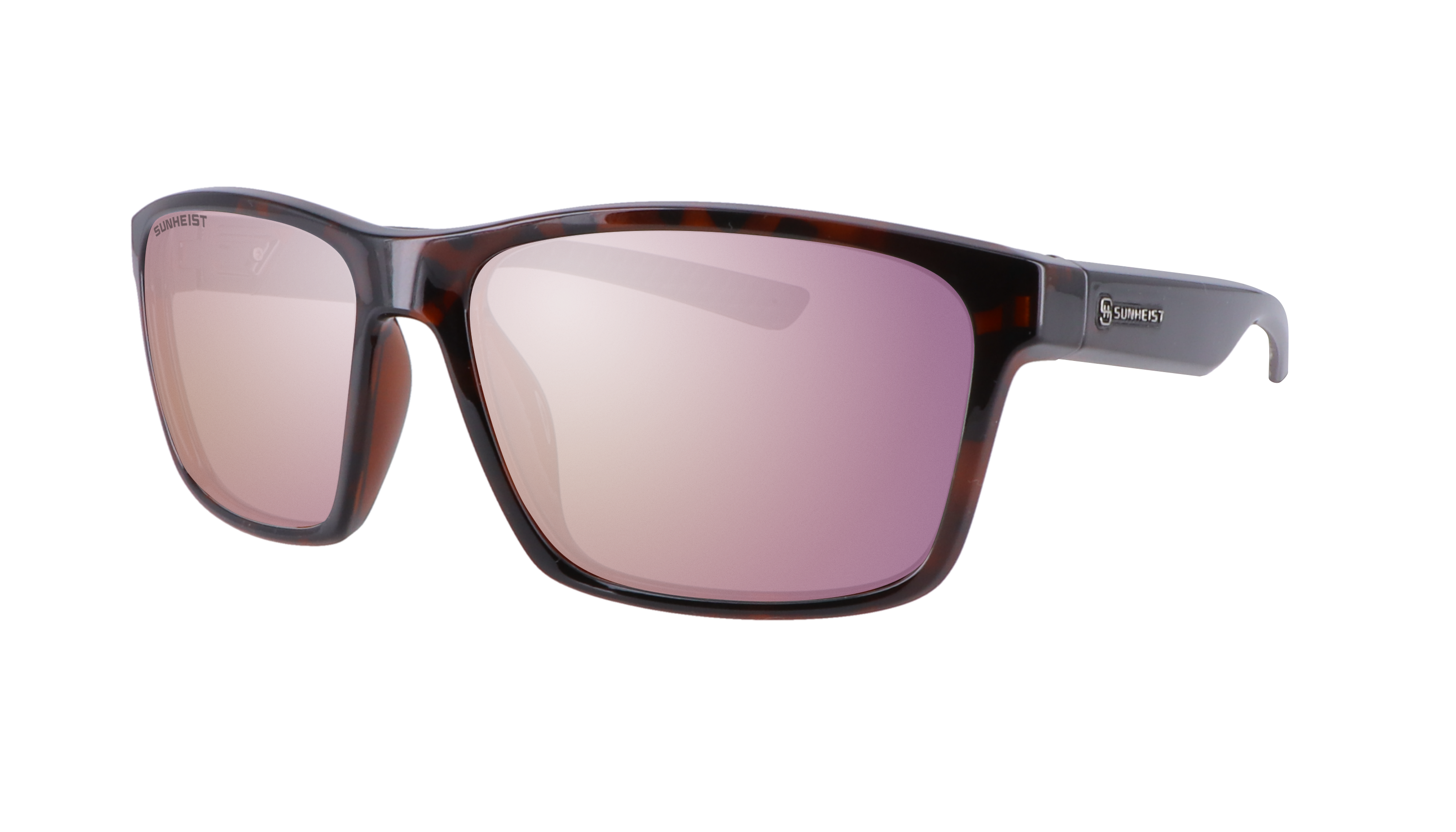 Gloss Brown Tortoise Maple / Smoke with Rose Gold MIrror