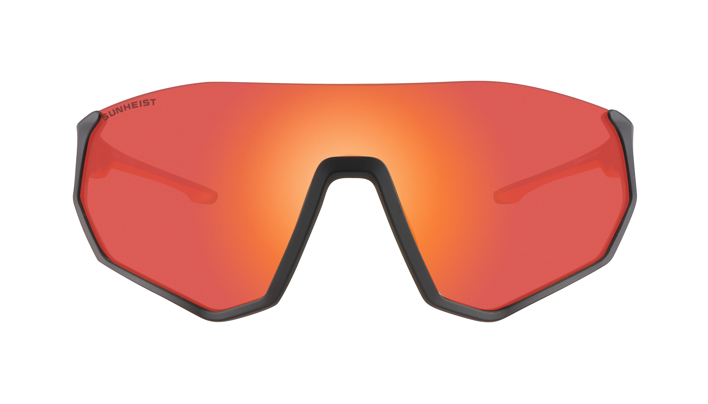 Matte Black and Orange / Brown with Orange Mirror