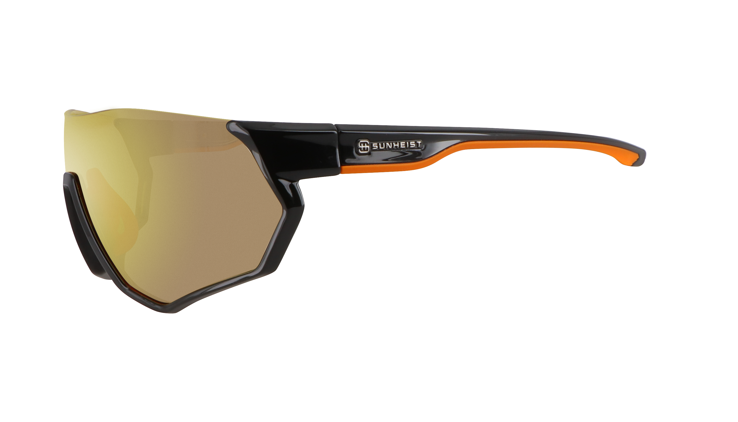 Matte Black and Orange / Bright Yellow Lens for Lowlight