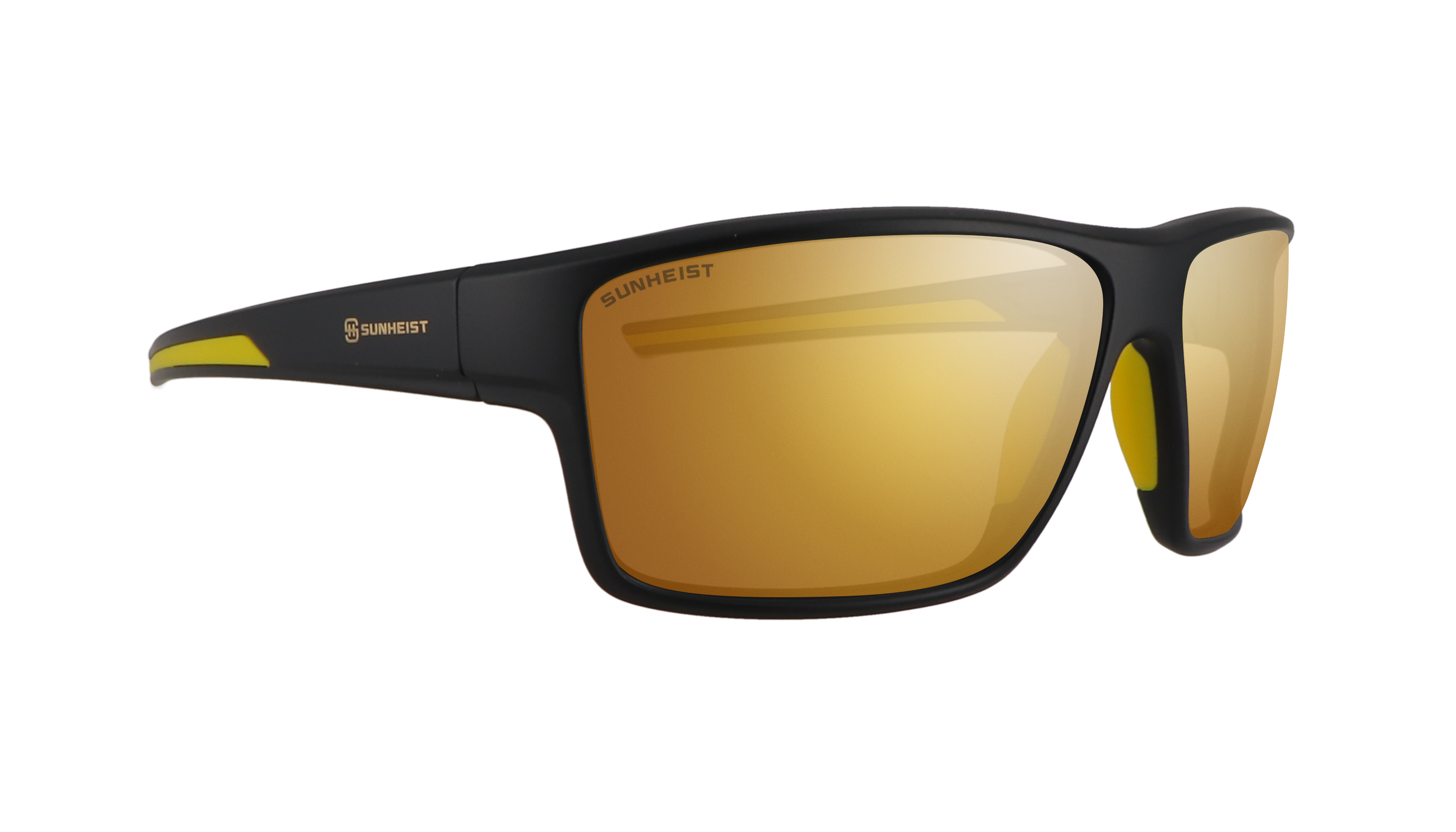 Matte Black / Brown with Gold Mirror