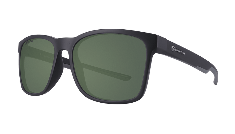 Matte Black / Green Polarized