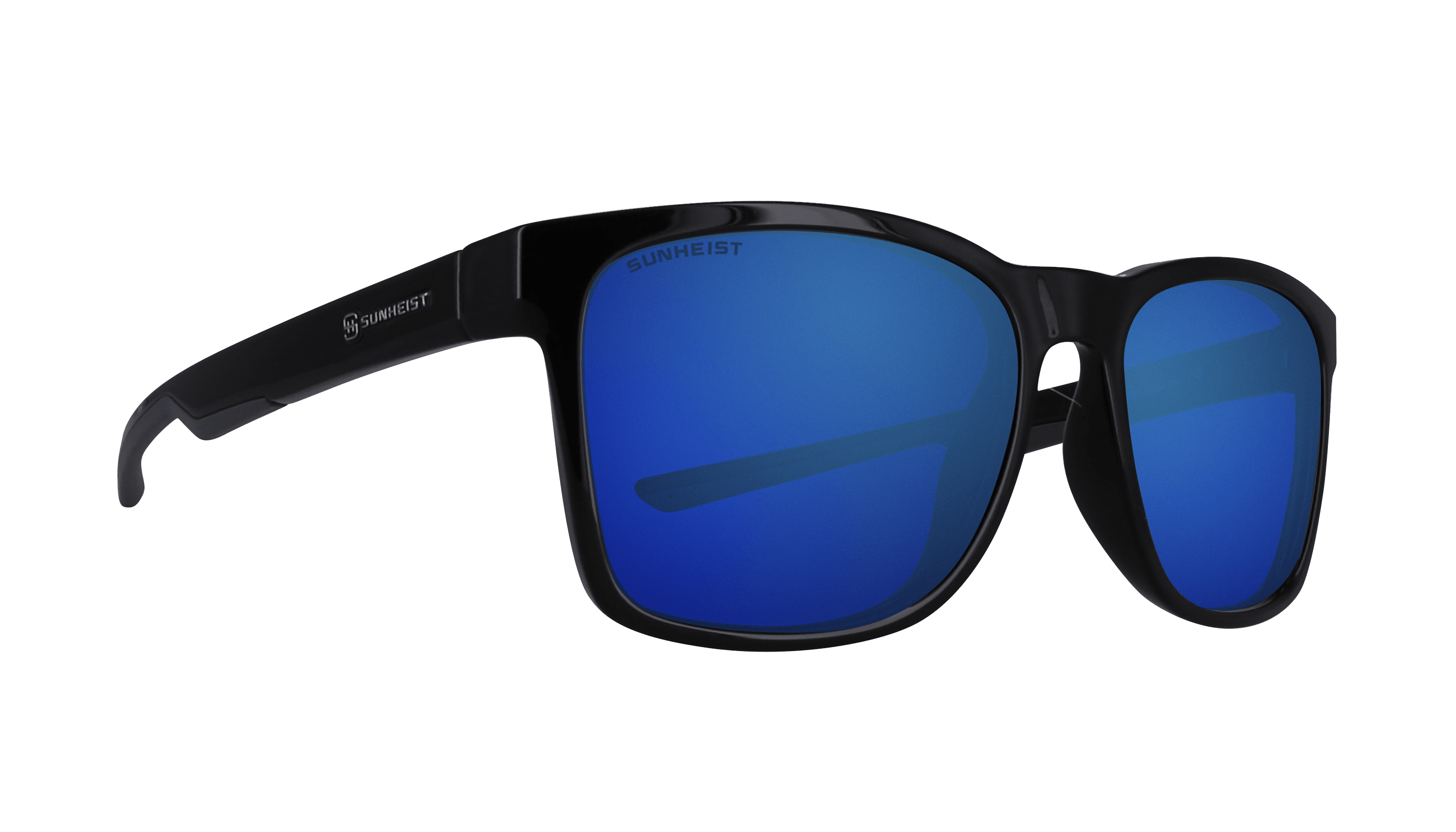 Gloss Black / Smoke with True Blue Mirror Polarized
