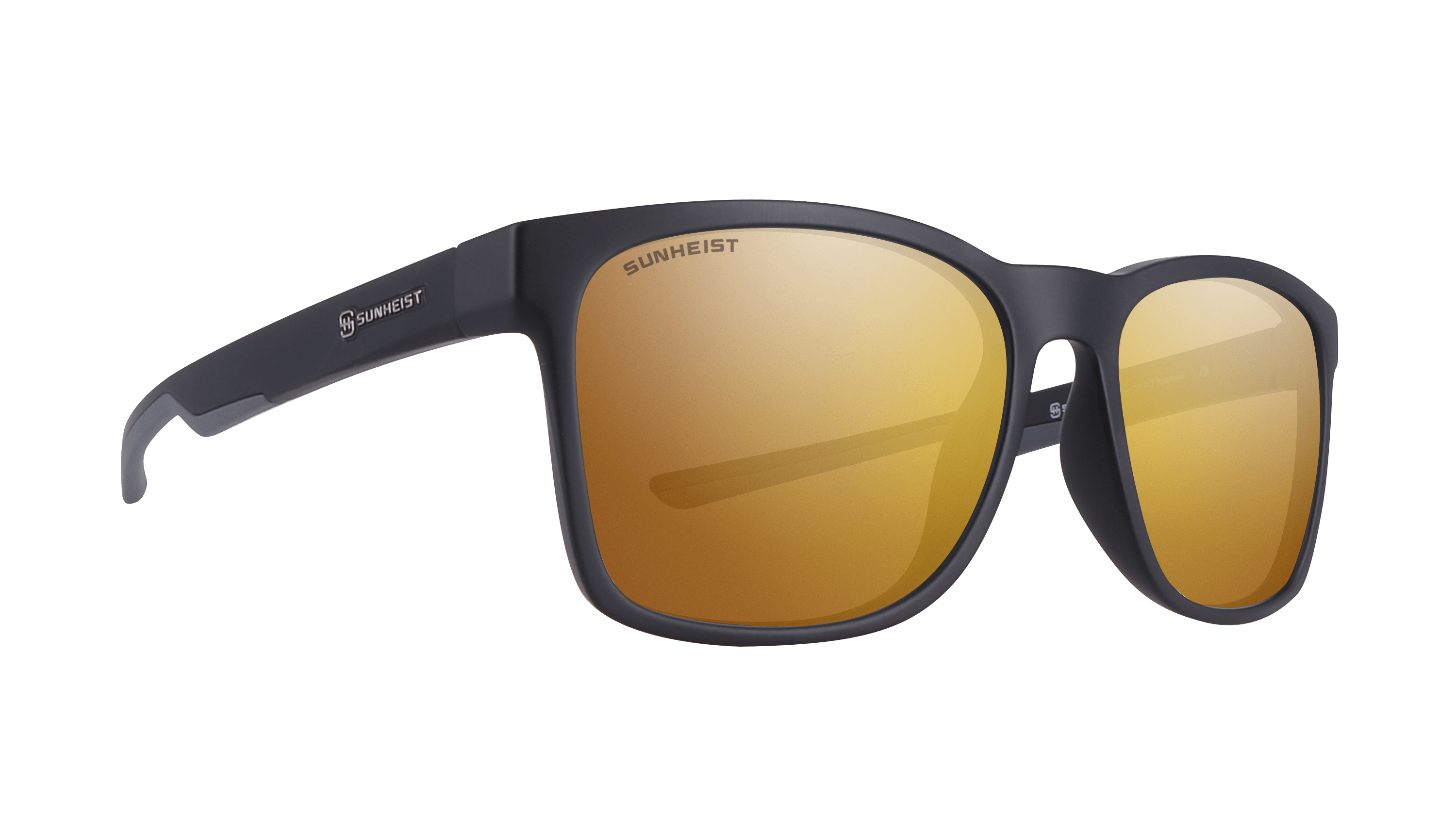 Matte Black / Brown with Gold Mirror