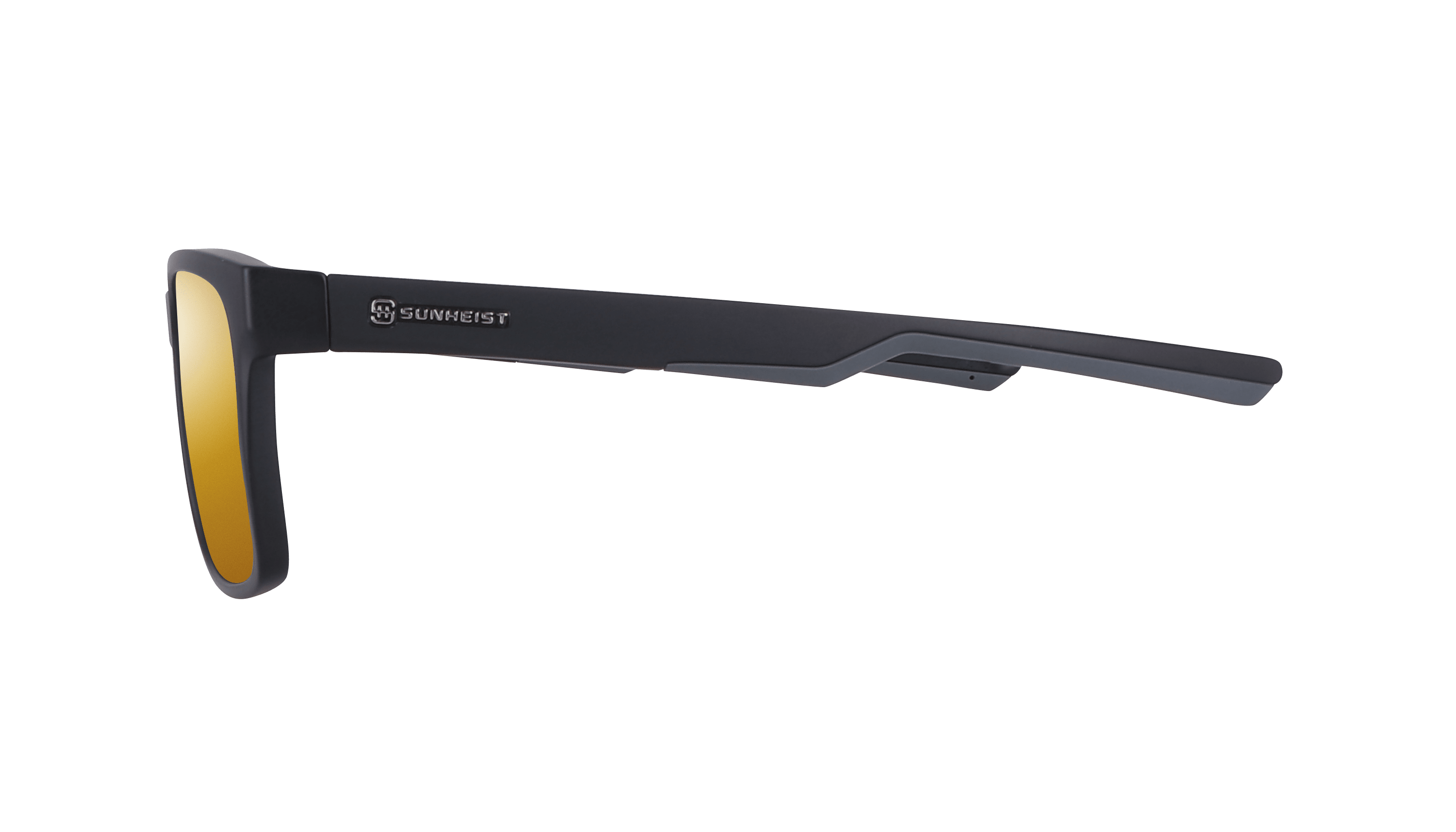 Matte Black / Brown with Gold Mirror