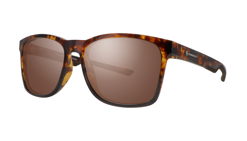 Gloss Brown Tortoise / Brown with Full Mirror