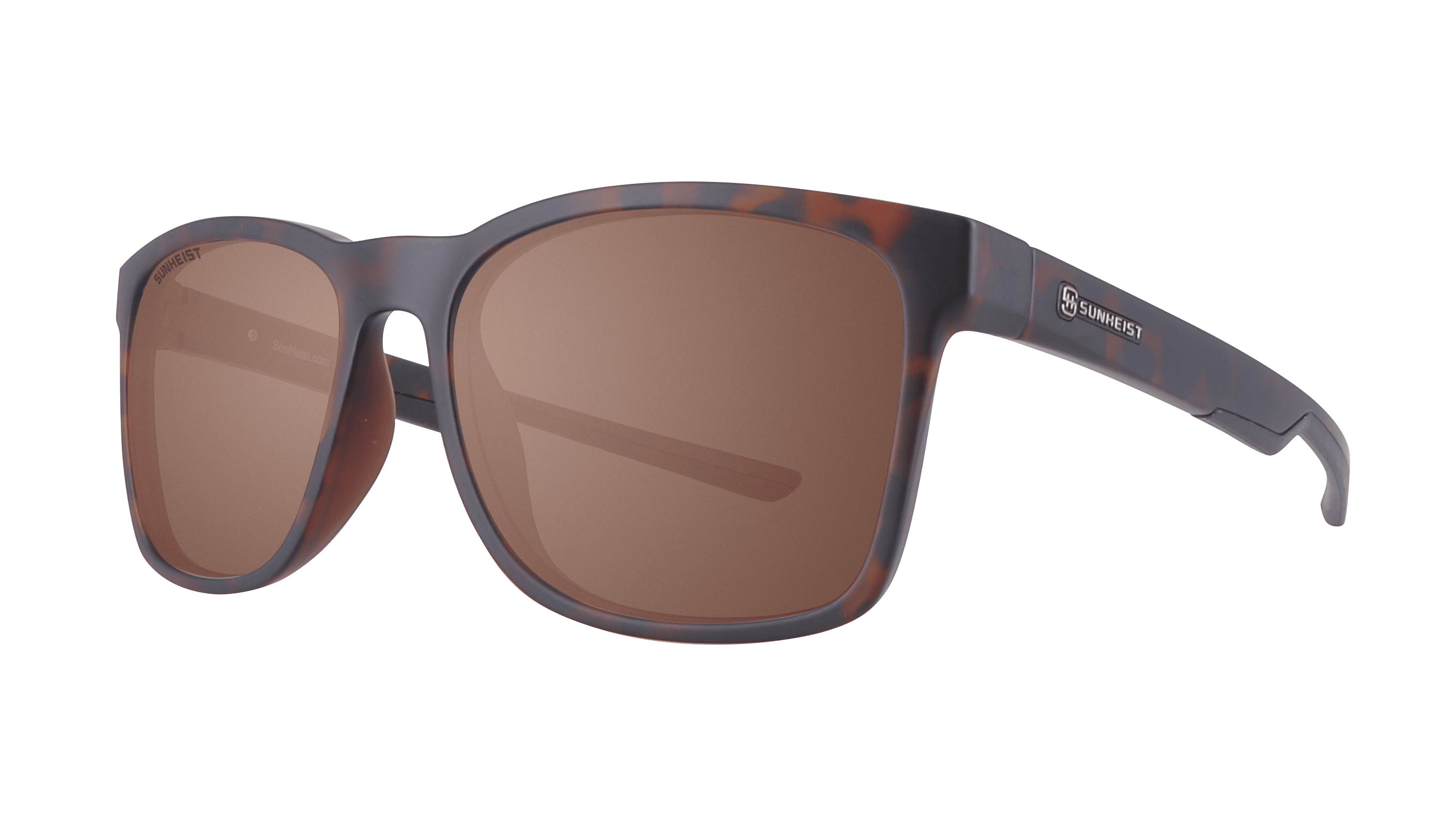 Matte Brown Tortoise / Brown Polarized - Sports Sunglasses - Willow | Sunheist | Perfect Sunglasses for Hiking, Fishing, Cycling or Boating