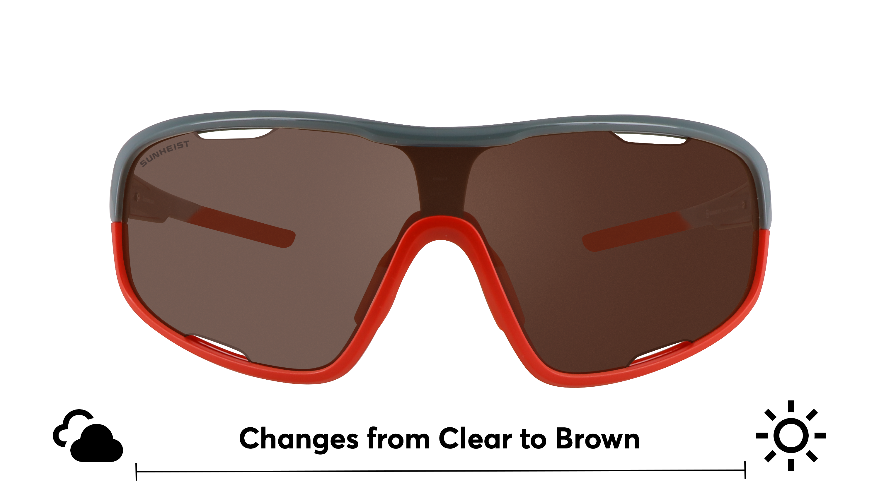 Gloss Gray and Matte Red Pine / Photochromatic Clear to Brown